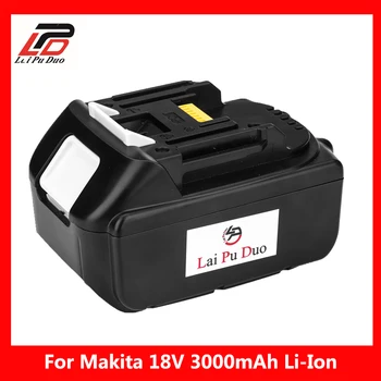 

18V 3000mAh Lithium-Ion Rechargeable Battery for Makita BL1830 BL1840 DA340DRF BDF343 DC18RA DC18RC DC18SC