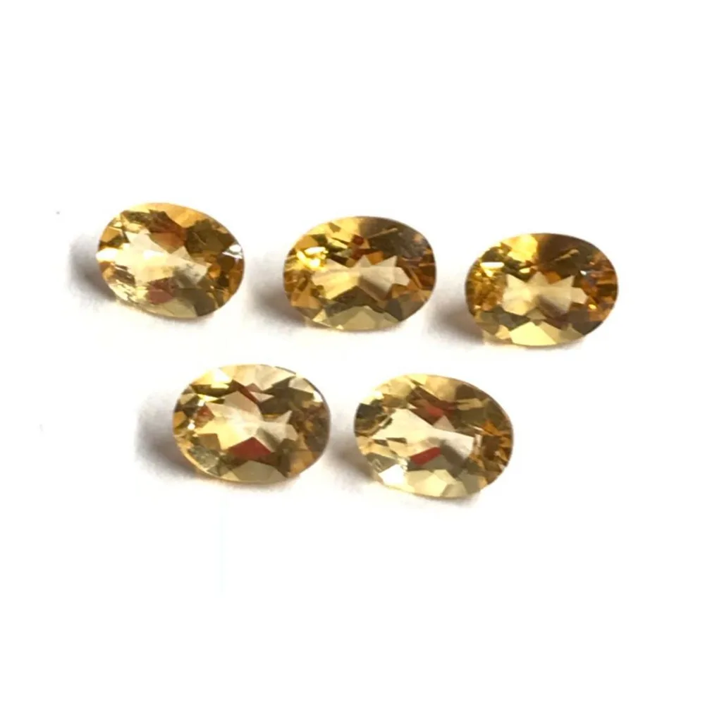 Натуральный бразильский цитрин Овальный cut6* 8 мм приблизительно 1ctcitrine свободные драгоценные камни для 925 серебряные ювелирные изделия, натуральный драгоценный камень