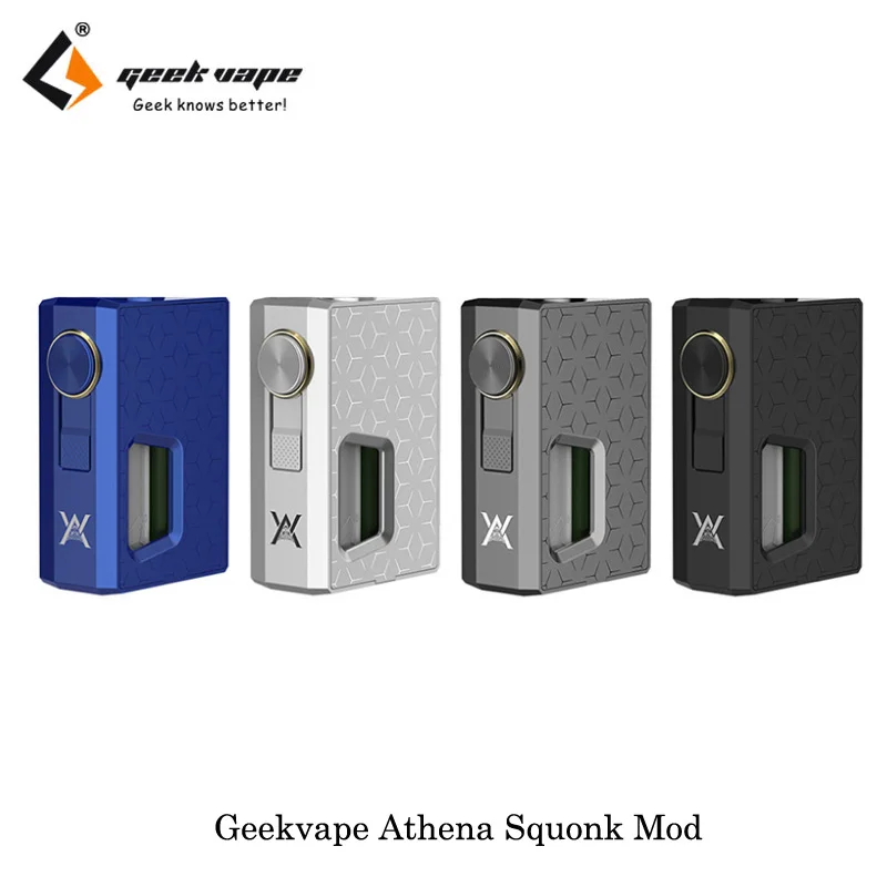 Оригинальный geekvape Athena squonk механические директоров mod VAPE с 6.5 мл бутылка 510 нить для электронных кальян распылителя испаритель