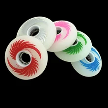 Роликовые коньки светодиодный флэш-ролики раздвижные роликовые колеса для роликовых коньков 88A 72/76/80 мм слалом колеса для себы скейт обувь I12