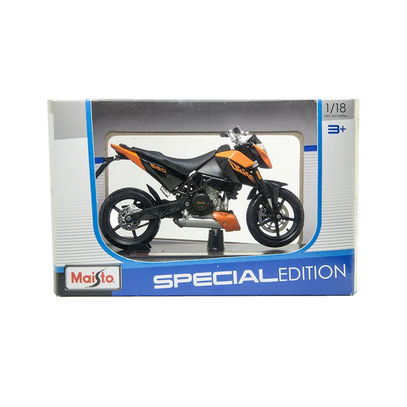 Motorrad Modell 1:18 KTM 690 Duke 3 orange Maisto ohne Bodenplatte 