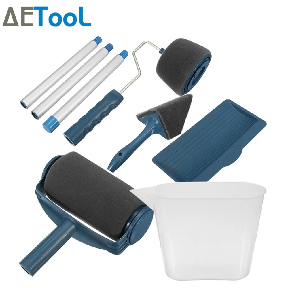 AETool DIY Paint Roller Brush Tools Set Multifunctional Household Use