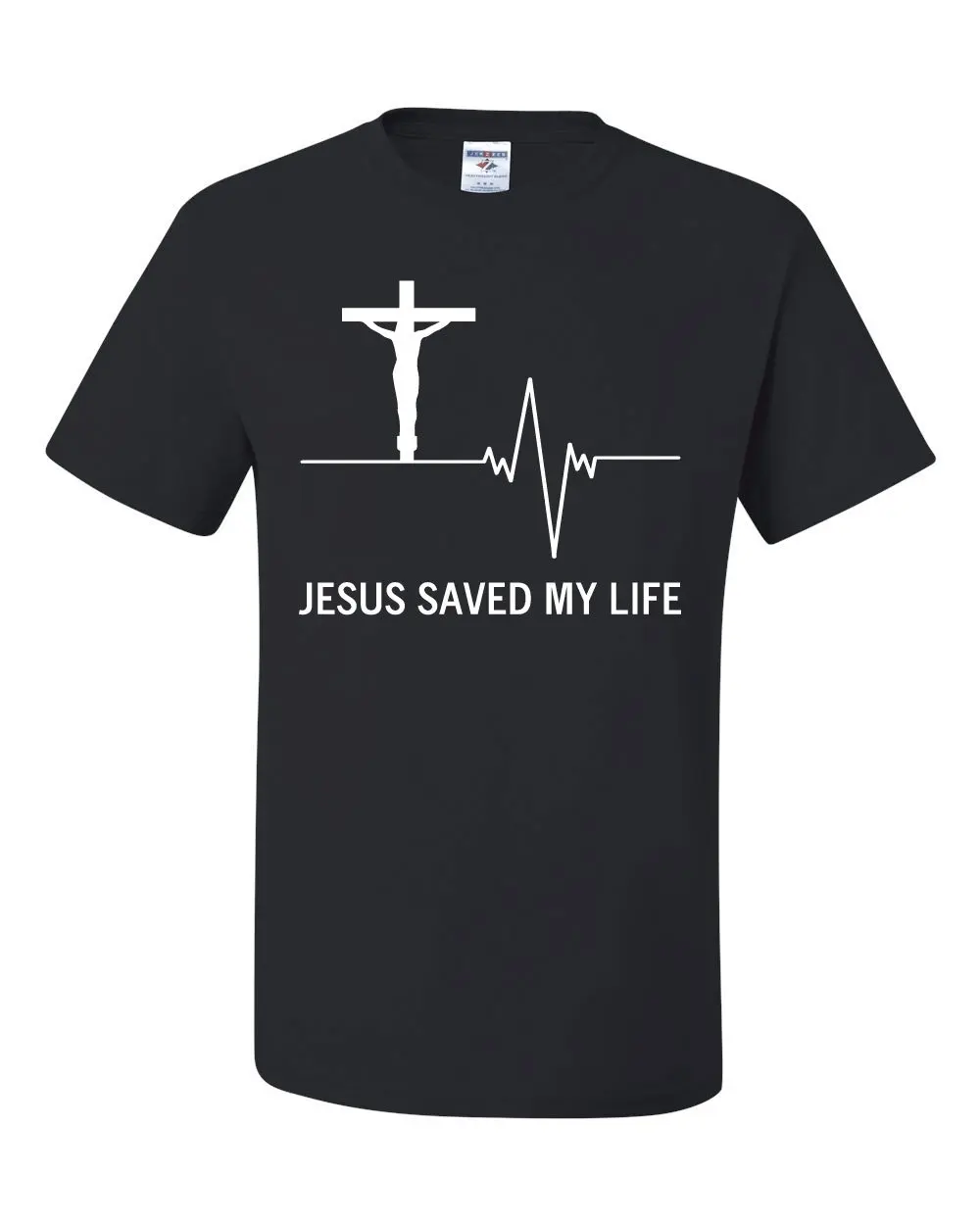 Футболка из 100% хлопка с надписью Jesus Saved My Life Лидер продаж 2019|Футболки| |