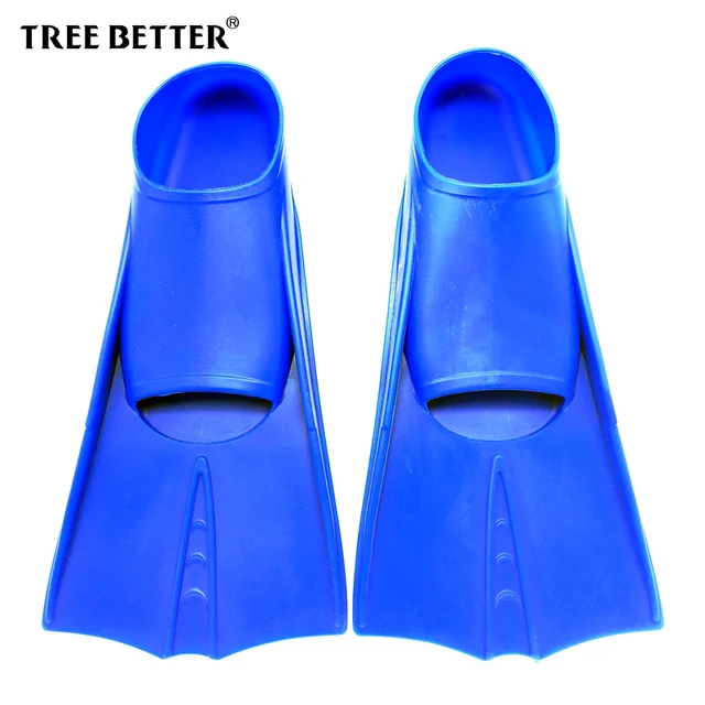 TREE BETTER Swimming fins Full silicone Snorkeling Diving Fins Professional Training Flippers