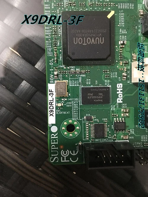  X9DRL-3F supports E5-2680 V2 dual x79 motherboard DDR3 memory with remote dual network port used 90