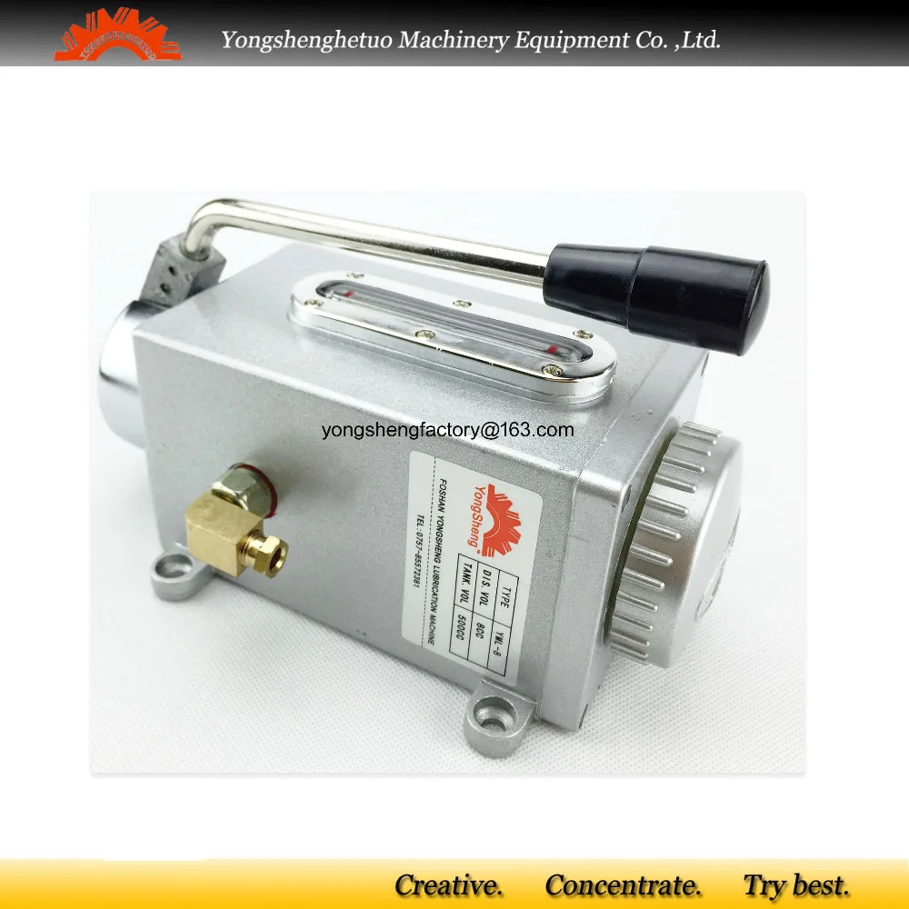 Manual piston Lubrication Oil Pump hand operated lubricator lubricating