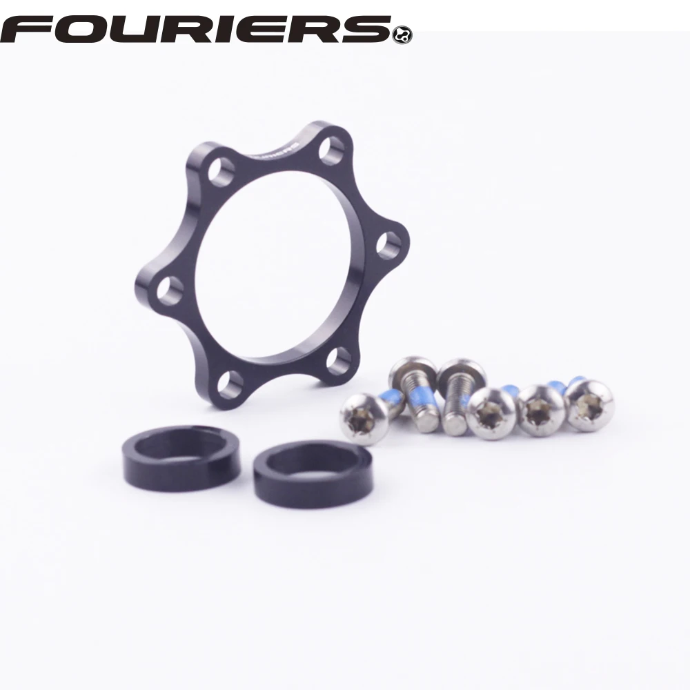 Front Rear Boost Hub Adapter, 100‑110MM Bike Front Fork Boost Hub Conversion Adapter Freewheel Threaded Bicycle Brake Disc Conversion Base