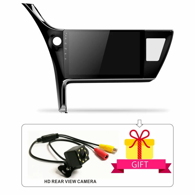 Sale Dinpei Android 9.0 Car Radio Multimedia Player For Toyota Corolla 2017 2018 GPS Navigation CarPaly 4G wifi video 5