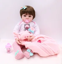 48cm Doll Reborn Babies Silicone Reborn Dolls Toys Realistic Lifelike BeBe Reborn Newborn Bonecas Toys Juguetes Babies Toys 48cm Doll Reborn Babies Silicone Reborn Dolls Toys Realistic Lifelike BeBe Reborn Newborn Bonecas Toys Juguetes Babies Toys