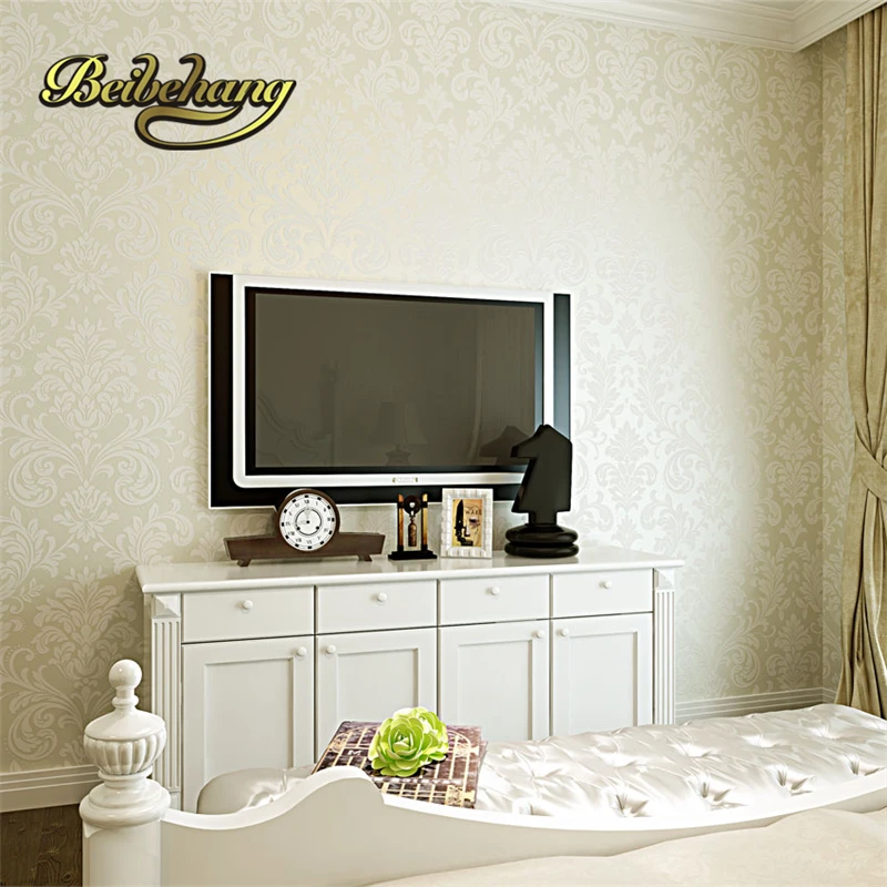 papel de parede. Non-woven metallic wallpaper modern background wall wallpaper damask classic wall paper for living room bedroom
