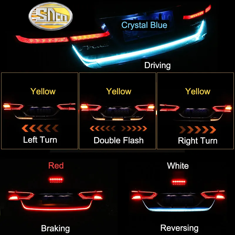 SNCN багажник полосы светильник светодиодный автомобиль динамические стримерные задние фары для Nissan Versa Sentra Altima пинает X-Trail Qashqai Maxima Teana