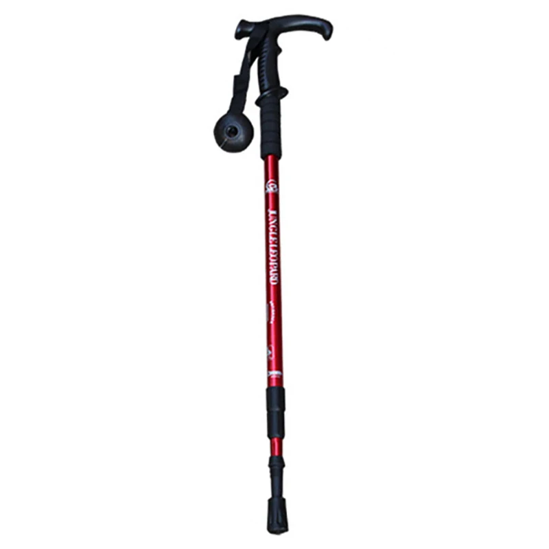 Ultraligero bastón para ancianos fuerte telescópica Trekking, senderismo caña bastón para viejos con puntas de goma Ultraligero bastón para ancianos fuerte telescópica Trekking, senderismo caña bastón para viejos con puntas de goma