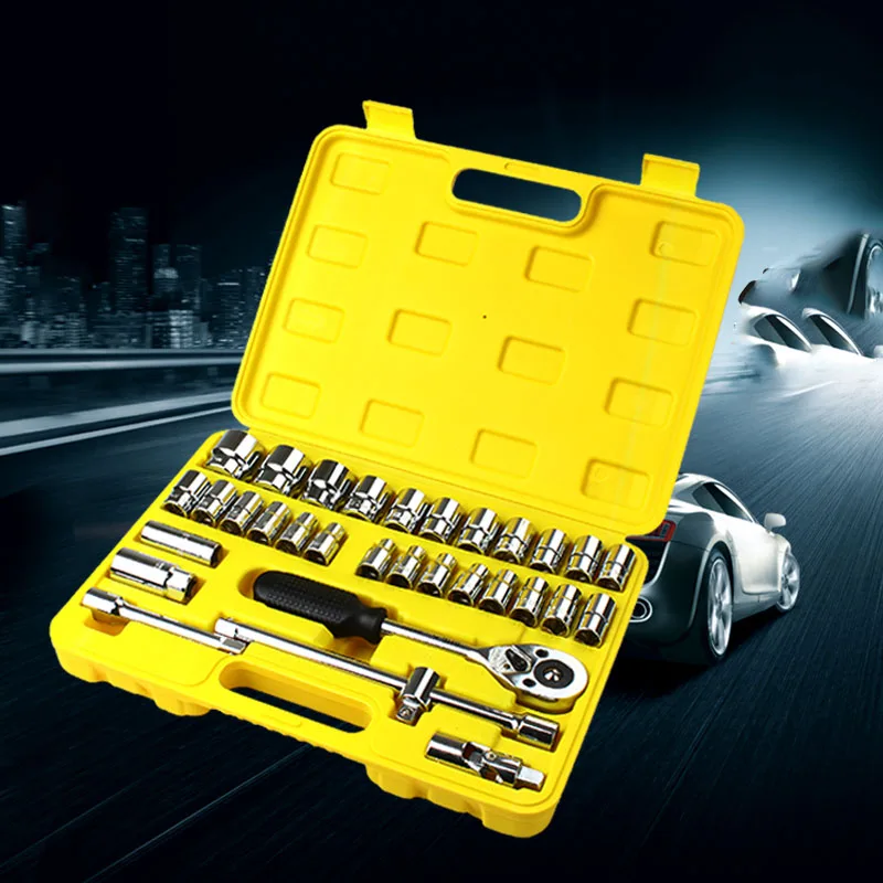 high quality 32PC CRV Socket Set Car Repair Tool Kit Torque Wrench