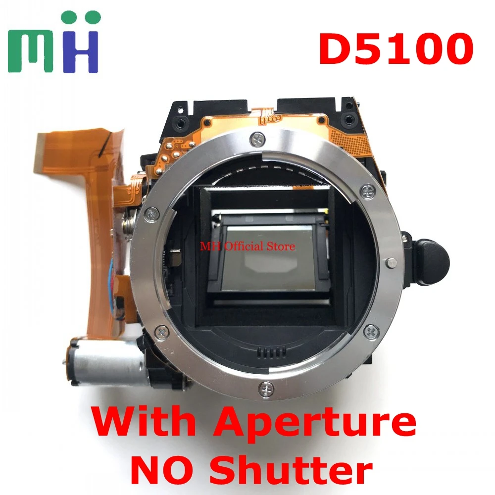 For Nikon D5100 Front Main Body Frame Mirror Box with Aperture Motor Diphragm Unit ( NO Shutter ) Camera Repair Spare - Цена: 2 285,88 руб.