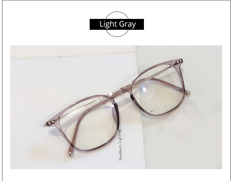 Ralferty Transparent Glasses Frame Women Fashion Eyeglasses Frames Clear Glasses Myopia Prescription Optic Spectacles M18075