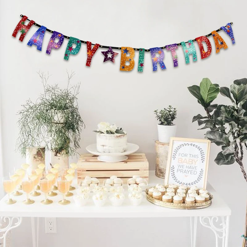 Aliexpress.com : Buy 1 Pack Funny Children's Birthday UFO Flag String