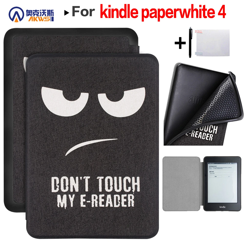 Чехол для выпущенный Amazon Kindle Paperwhite 4 PQ94WIF E-reader для 10-го Paperwhite водонепроницаемый чехол для электронной книги тонкий ТПУ