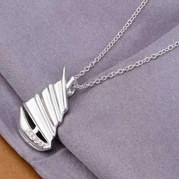 Free Shipping Accessory 925 Silver Necklaces &amp Pendants Fashion Jewelry Sailing Pendant Necklace SN333 Gift For Wome | Украшения и