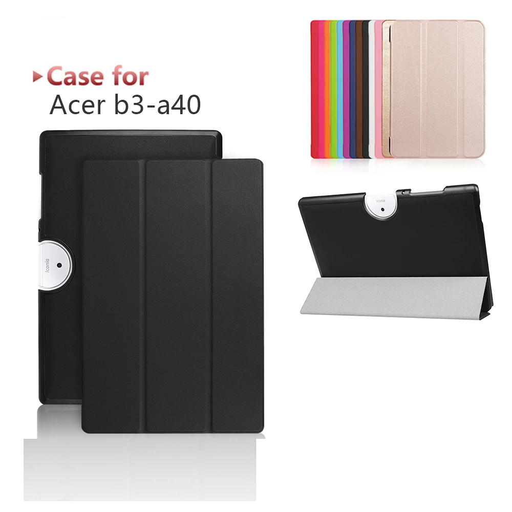 Ультратонкий чехол Funda для acer Iconia One 1" B3-A40 B3 A40 10,1 дюймов планшетный защитный чехол