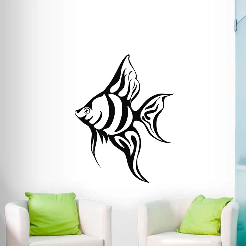 Tropical Fish Wall Decal Vinyl Art Stickers Home Decor Creative Living