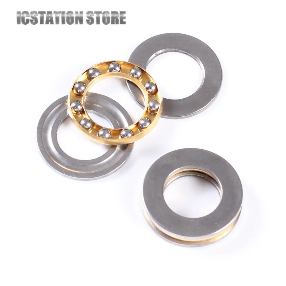 

5Pcs F12-21M Miniature Axial Ball Thrust Bearings 12mmX21mmX5mm 12*21*5 High Quality