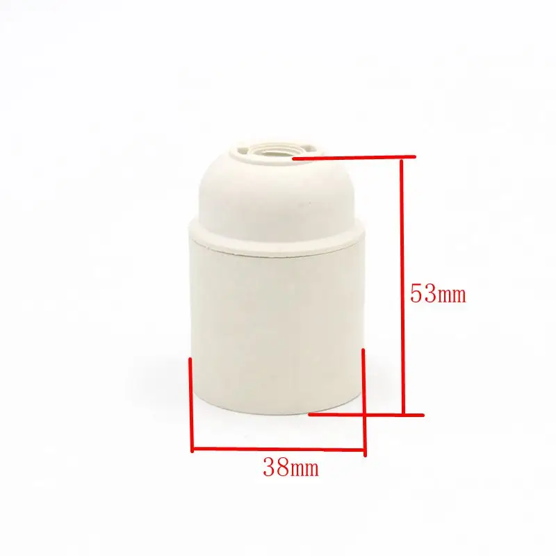 e27 white lamp holder_副本