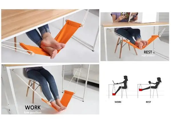  Fuut Desk Feet Hammock Orange color