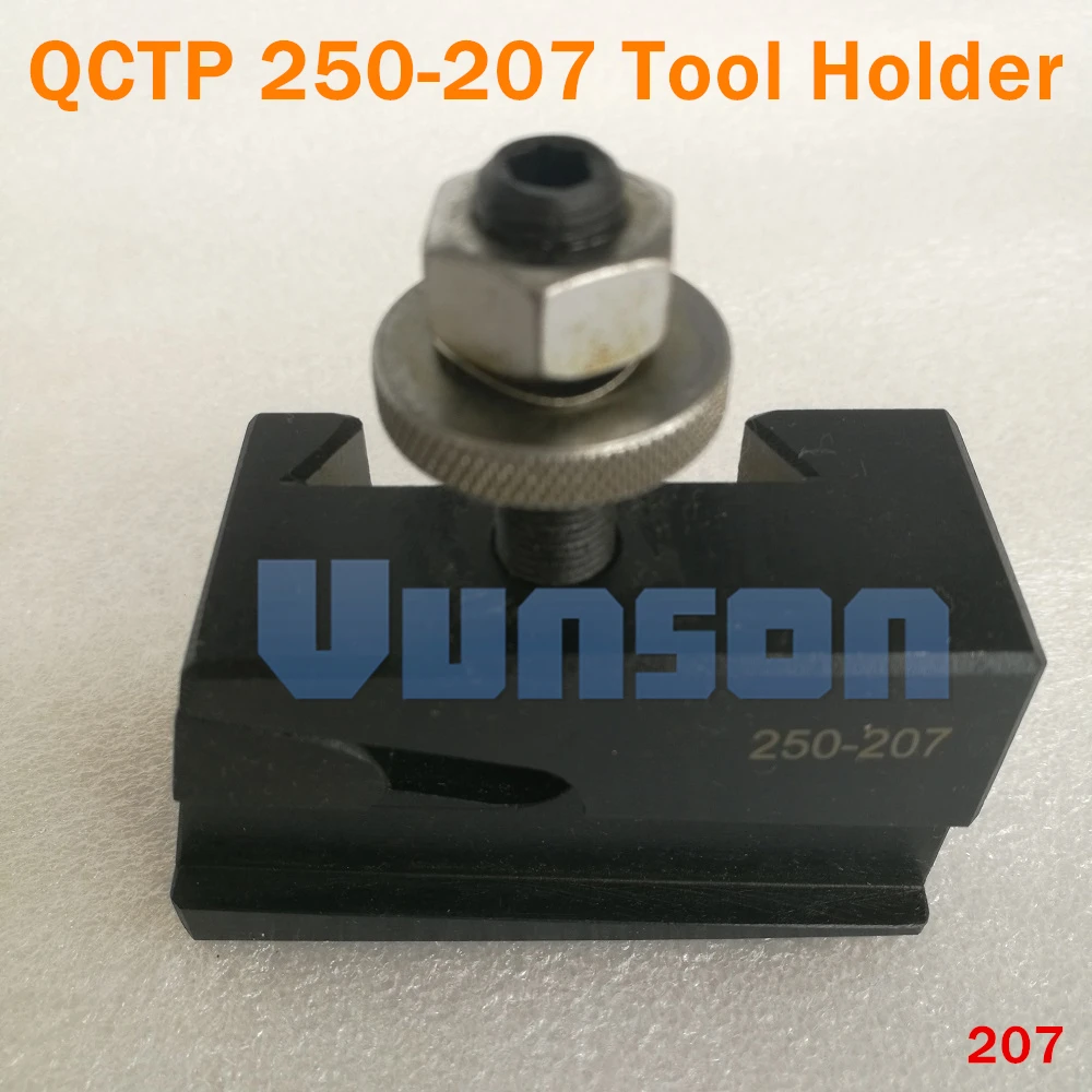 

QCTP 250-207 Quick change tool QCT lathe holder for universal parting blade tool blade height 11/16"