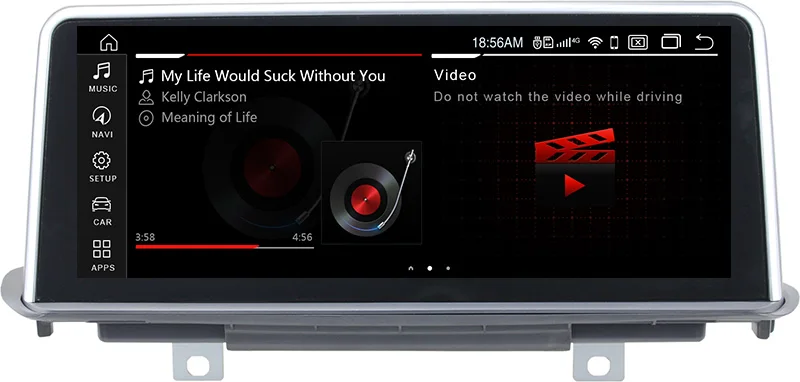 Sale New ID7 4G RAM +32G ROM Android 9.0 Car Radio Audio Stereo MP5 for BMW X5 E70 X6 E71 2007-2017 +1080P+GPS Navi+Mirror Link+wifi 2