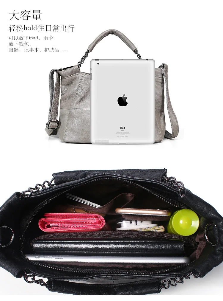 Gykaeo, летняя модная сумка в европейском и американском стиле, женские мягкие кожаные сумки-шопперы для женщин, сумка-мессенджер