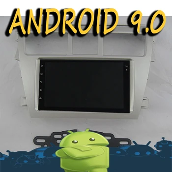 

Android 9.0 radio tape recorder 8-core car multimedia GPS Navigation for TOYOTA VIOS SILVER 08 touch screen video player + frame