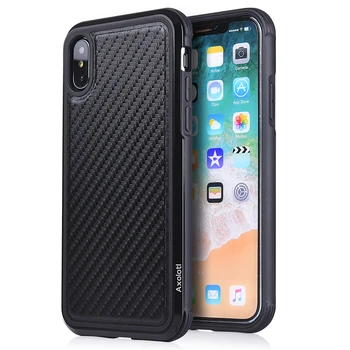 

Dikes Case For iPhone X XS Cover Military Grade Drop Protection Case For iPhone X XS Aluminum Frame Axolotl Defence Back Cover