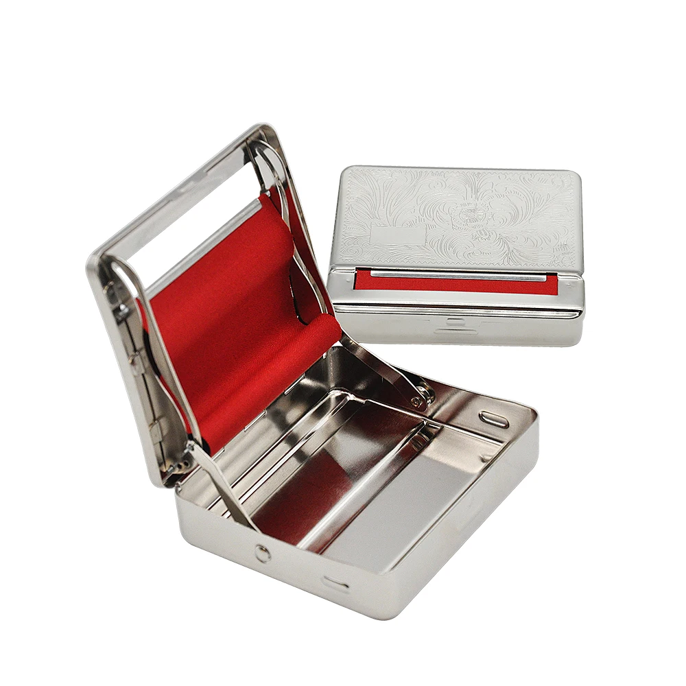 HORNET DANGER Metal Rolling Machine Case Storage Case With Fabric For 70MM Paper Cigarette Roller Cigarette Maker