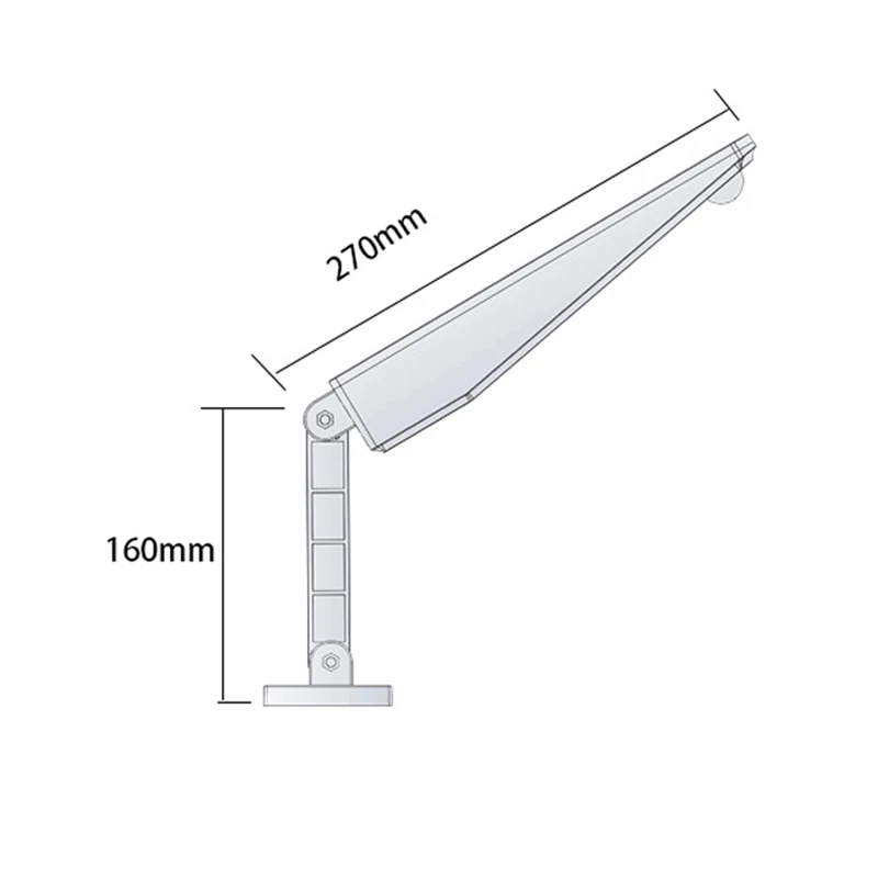 Chiclits 48 LED Outdoor Solar Light  IP65 Waterproof Human Sensor Adjustable Angle Super Bright Landscape Garden Lighting Wall Lamps (11)