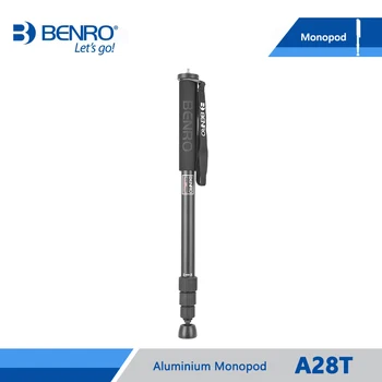 

BENRO A28T Monopod Professional Aluminium Monopods For Camera Without 3-Leg Locking Base 4 Joint Max Load 12kg DHL Free Shipping