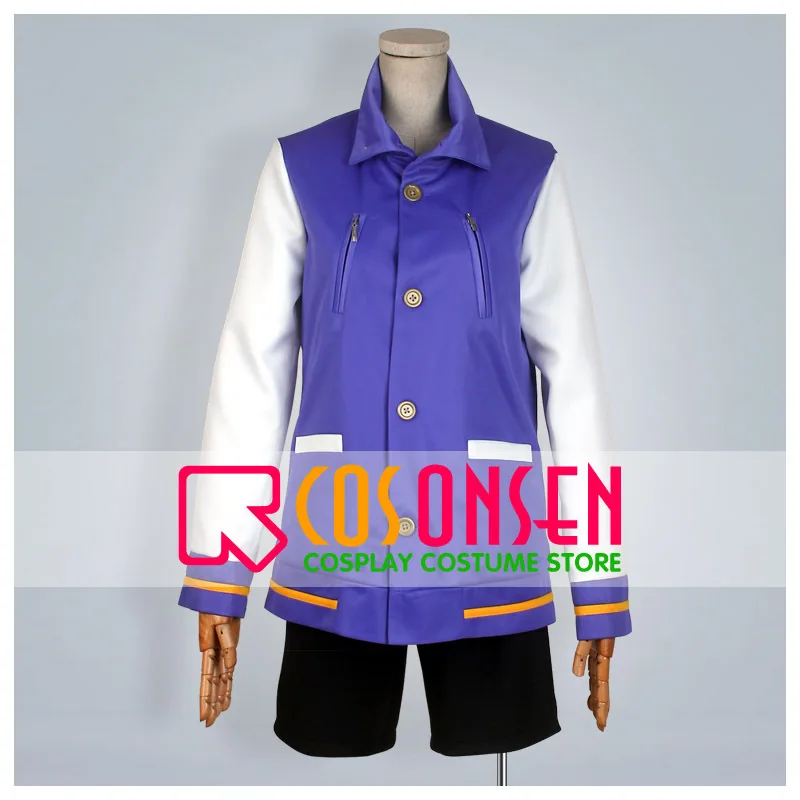 

COSPLAYONSEN бесплатно! Haruka Nanase костюм для косплея фиолетового цвета чёрный все размеры на заказ