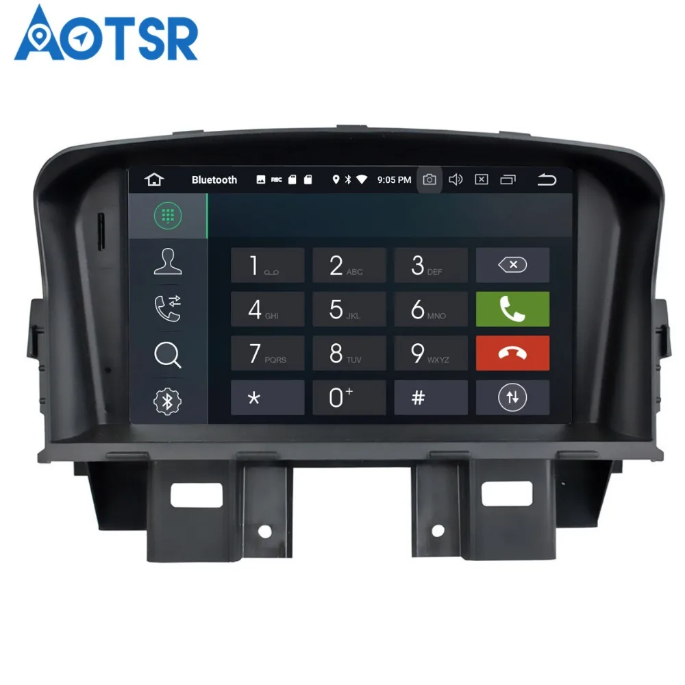 Aotsr Android 8 0 7 1 GPS навигация автомобиля нет DVD плеер для Chevrolet CRUZE 2008 2011 Мультимедиа