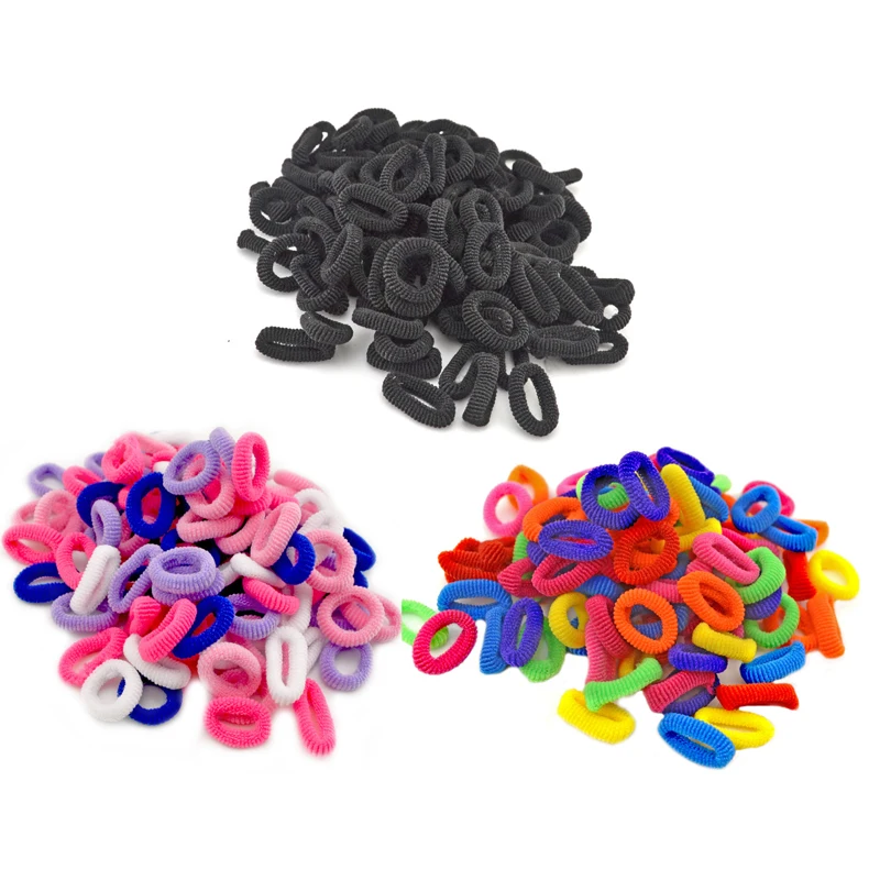 200 шт. Детские резинки для волос|tie gum|elastic hair ropehair rope |