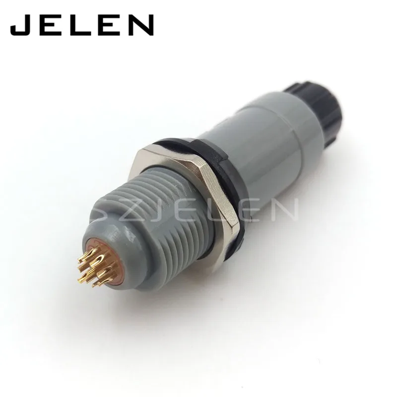 

SZJELEN 1P series plastic connector 9 pin plug socket, PAG.M0.9GL.AC39A/PKG.M0.9GL.LA plastic connector medical 9pin