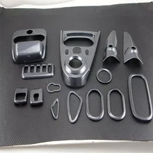 Welkinry авто Обложка для Smart Fortwo ABS Chrome углеродное волокно узор интерьер внутренняя аксессуары отделкой 14 шт