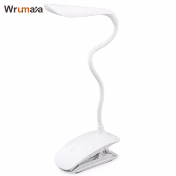 

Wrumava Desk lamp USB led Table Lamp 14 LED Table lamp with Clip Bed Reading book Light LED Desk lamp Table Touch 3 Modes