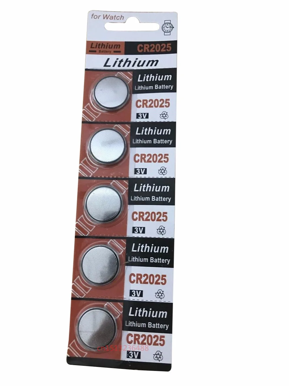 5pc 3V CR2025 ECR2025 DL2025 BR2025 2025 KCR2025 L12 Button Cell 3V