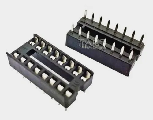 

Free Shipping!!! 10pcs 16-pin integrated block socket / IC holder /DIP/ 16PIN socket / chip holder