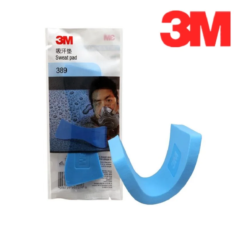

1 Pcs 3M 389 Sweat-absorbent Pads Washable Work with 3M 1201 3200 HF-52 Respirator Mask Dedicated Pad Sweat Water Absorption