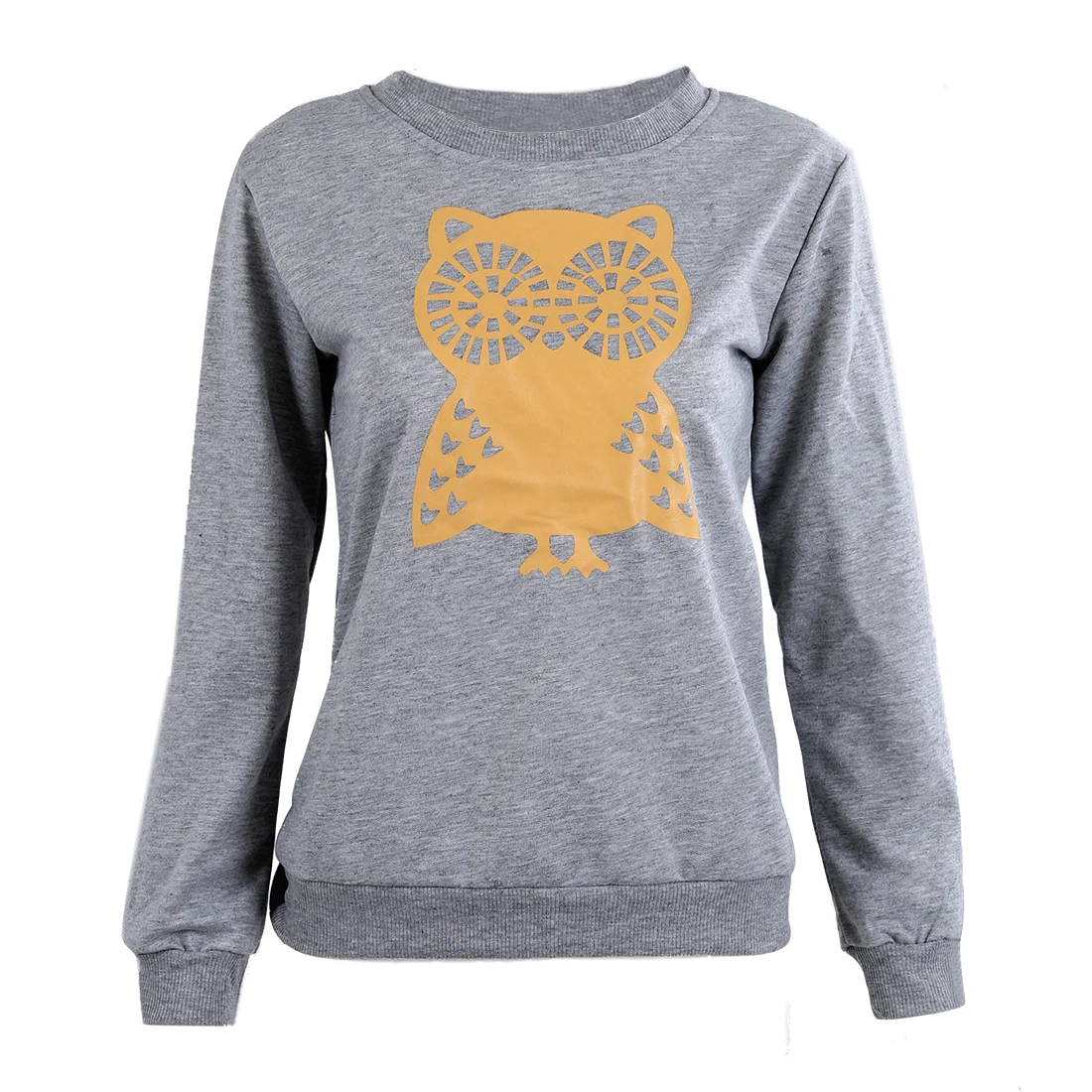 Spring Casual Cute Owl Animal Print Beading Hoodies Sweatshirt Pullover