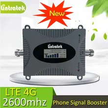 Gain 65dB FDD LTE 2600 Bande 7 Cellulaire Téléphone Signal Booster 600 Carré Couverture 2600 LTE signal amplificateur répéteur avec écran lcd