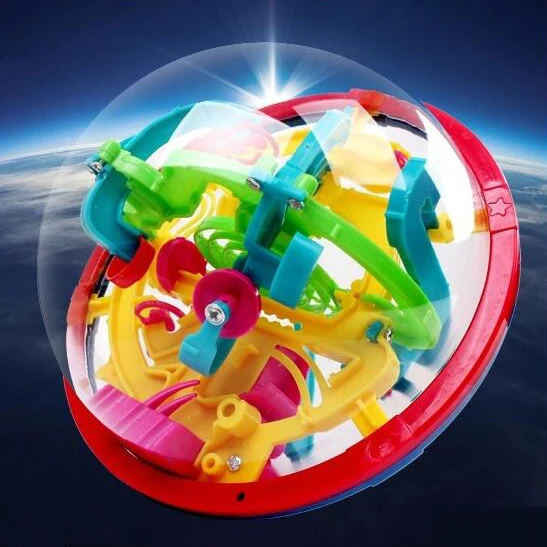 3D Magic Maze Ball 100 Levels Intellect Ball Rolling Ball Puzzle Game