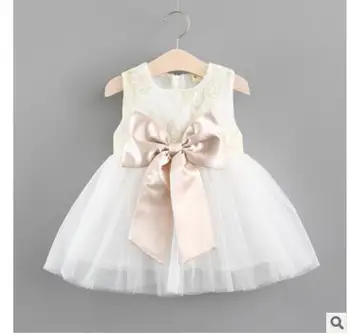 

New Summer Pink Children Dresses for Girls Kids Formal Wear Princess Dress for Baby Girl 0-3 Year Birthday Party Dress