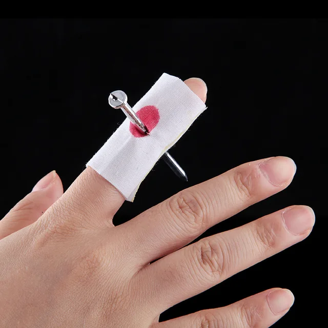 Prank Trick Novelty Fake Nail Through Finger Trick