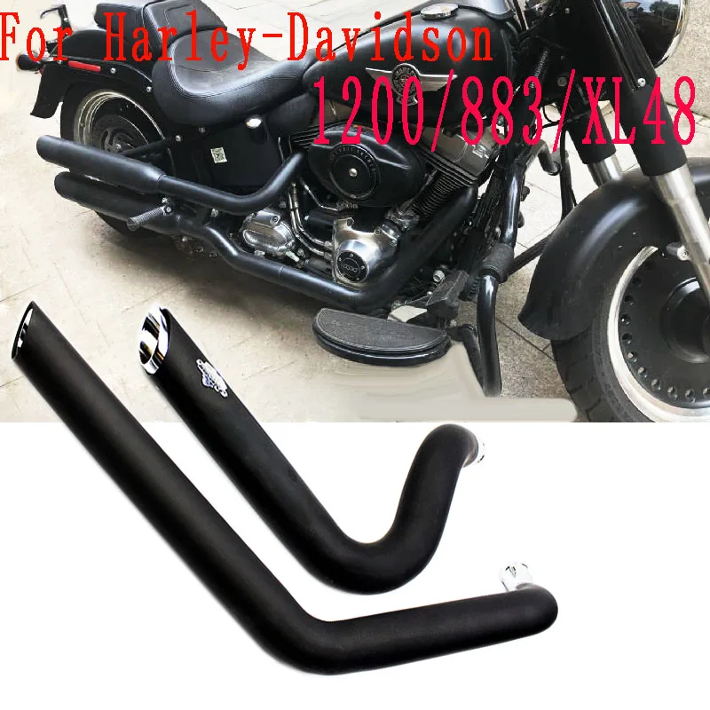 

Slip On For Harley-Davidson 883 XL48 1200 Exhaust Motorcycle Stainless Steel Pipe 2005 06 07 08 09 10 11 12 13 14 15 16 17 18
